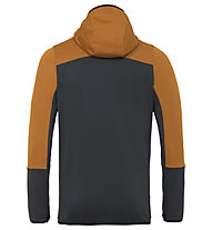 Vaude Me Monviso Grid Fleece - giacca in pile - uomo, Brown/Black