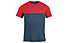 Vaude Scopi - t-shirt - uomo, Blue/Red