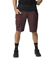 Vaude Men's Qimsa Shorts - Radhose MTB - Herren, Dark Red/Black