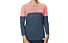 Vaude Moab LS T-Shirt V - maglia MTB - donna, Dark Blue/Light Pink