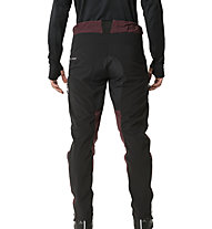 Vaude Qimsa Softshell II - pantaloni lunghi MTB - uomo, Bordeaux/Black