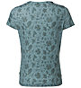 Vaude Skomer AOP W - T-shirt - donna, Blue/Green