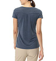 Vaude Skomer Print II - T-shirt - Damen, Blue/White/Light Blue