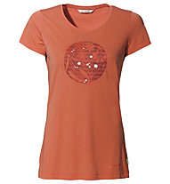 Vaude Skomer Print II - T-shirt - Damen, Orange