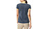 Vaude Skomer Print II - T-shirt - donna, Blue/White/Light Blue