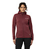 Vaude Wo Valsorda Fleece Hoody - Fleecejacke - Damen, Dark Red