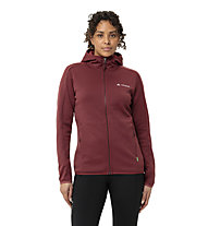 Vaude Wo Valsorda Fleece Hoody - Fleecejacke - Damen, Dark Red