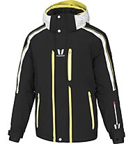 Vuarnet M Lunel - giacca da sci - uomo, Black/Yellow