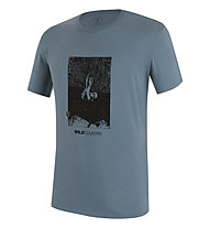 Wild Country Flow M - Herren-Kletter-T-Shirt, Light Blue/Black