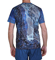Wild Tee Bernina - Trailrunningshirt - Herren, Blue/White