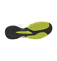 Wilson Rush Evo scarpe tennis, White/Lime