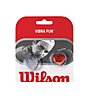 Wilson Vibra Fun Glitter Hearts - antivibrazione per racchetta da tennis, Grey/Red