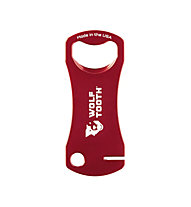 Wolf Tooth Bottle Opener With Rotor Truing Slot - apribottiglie , Red