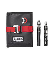 Wolf Tooth ToolCash Wallet+Encase - Multitool mit Werkzeugtasche, Black/Red
