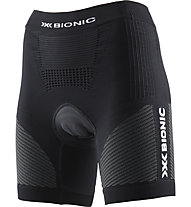 X-Bionic Biking Race Evo Super Comfort  - pantaloni bici - donna, Black/Grey