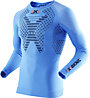 X-Bionic Twyce Long langärmliges Runningshirt, Light Blue/Black